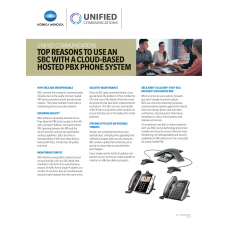 Unified Communications Top Reasons To Use An SBC With A Cloud-Based Hosted PBX Phone System